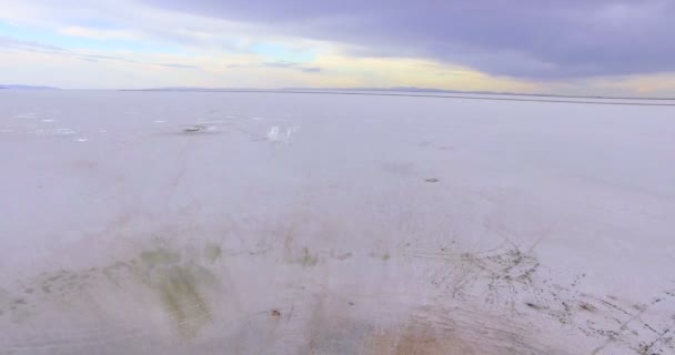 邦纳维尔盐滩 — 图库视频影像