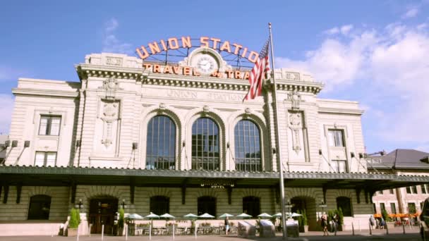 Odnowiony hotel Union Station — Wideo stockowe