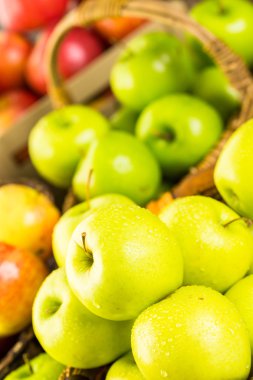 organik elma sepetleri