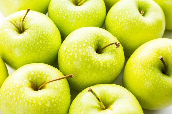 Goldene köstliche Äpfel — Stockfoto