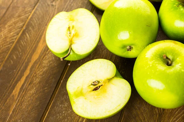 organik elma dilimli