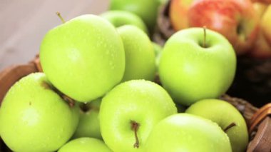 organik elma sepetleri