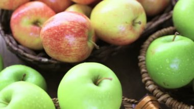 organik elma sepetleri