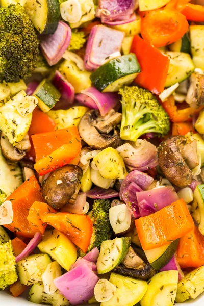 Fresh roasted mixed vegetables — Stock Photo, Image