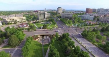 İş park havadan görünümü