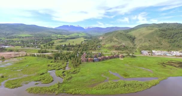 Řeka Colorado na rozhledny poblíž I70. — Stock video