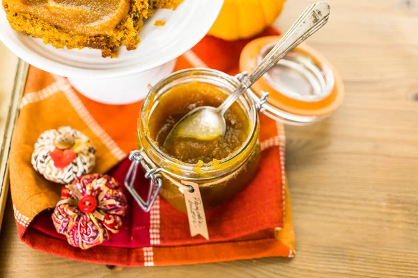 Hausgemachte Kürbisbutter — Stockfoto