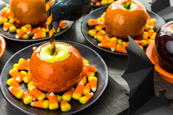 Manzanas dulces para Halloween — Foto de Stock