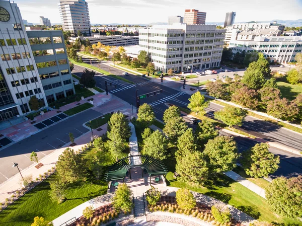 Luftaufnahme des Gewerbeparks — Stockfoto