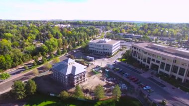 İş park havadan görünümü.