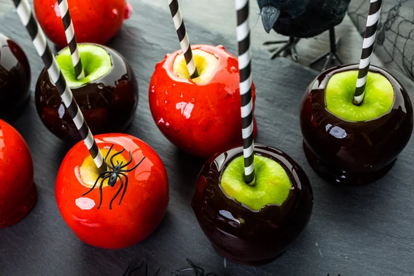 Handgjorda candy äpplen — Stockfoto