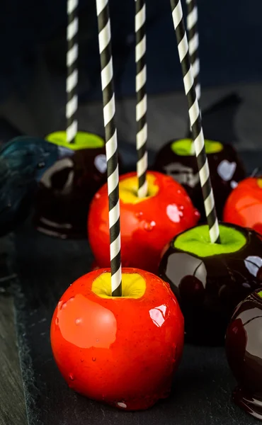 Handgemachte Bonbonäpfel — Stockfoto