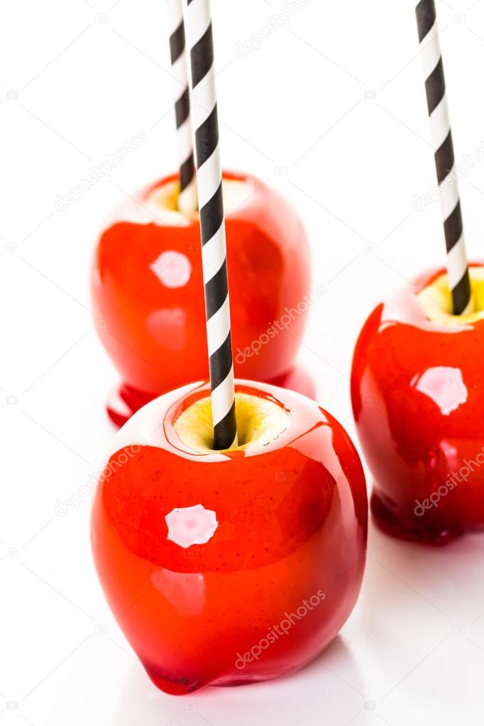 Handmade candy apples