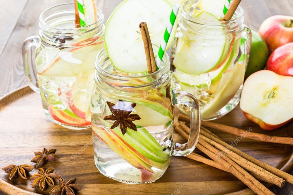 Infused apple water