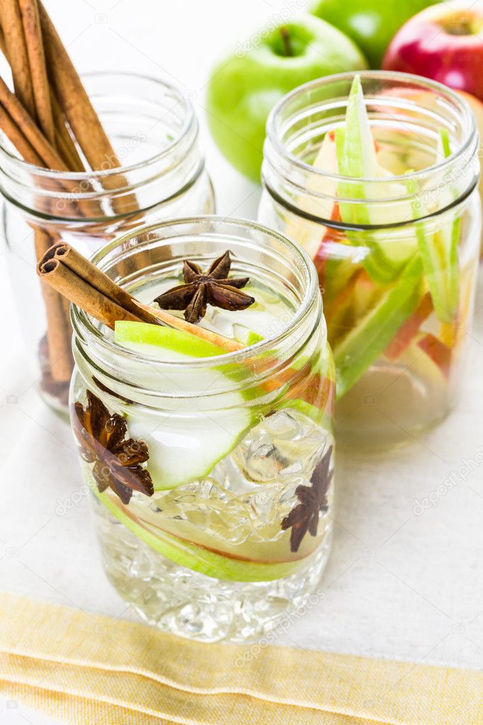 Infused apple water