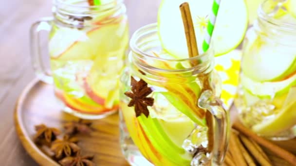 Eau infusée de pomme 