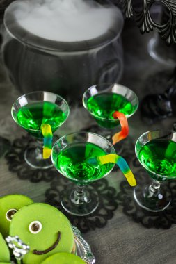 Cadılar Bayramı partisi için gıda tablo