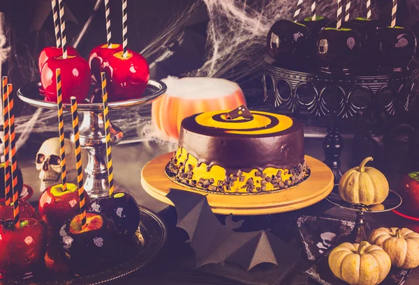 Table for Halloween party — Stock Photo, Image
