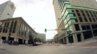 Sonbaharda şehir Denver ile sürüş.