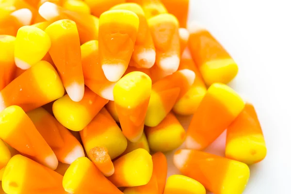 Candy corn, Halloween treats — Stock Photo, Image