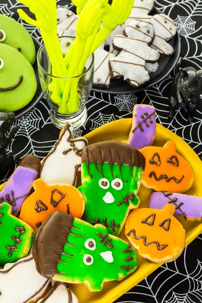 Variété de friandises d'Halloween — Photo