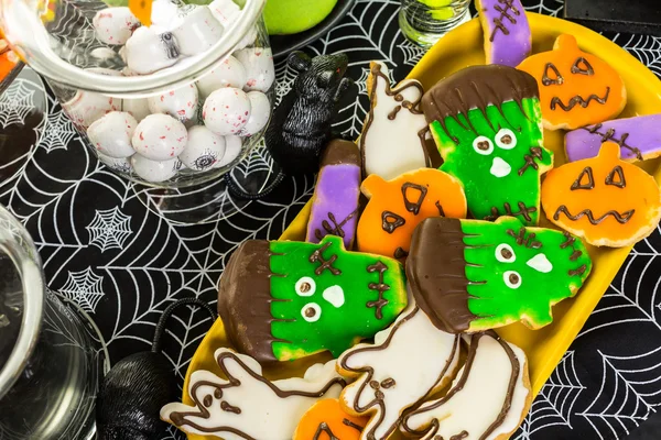 Variety of  Halloween treats — Stock Photo, Image