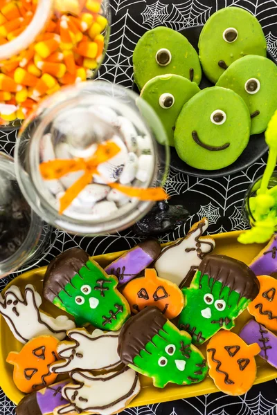 Variety of  Halloween treats — Stock Photo, Image