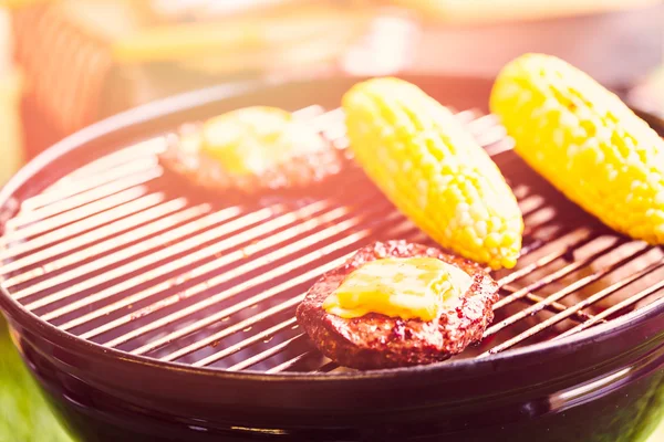 夏天野餐视图 — 图库照片