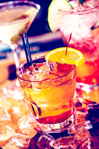 Ouderwetse cocktail — Stockfoto