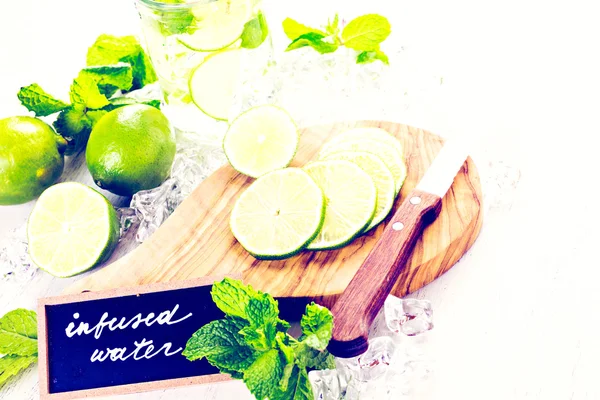 Fresh Infused water — Stock Photo, Image