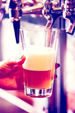 Bira hatları yakın çekim
