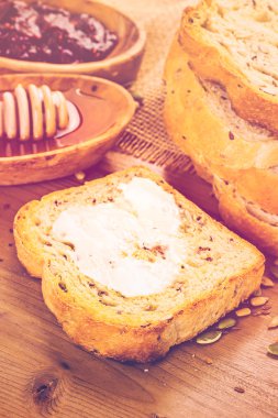 Hamur mayası ekmek tost dilim