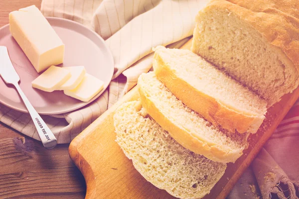 Pane lievitato naturale appena sfornato — Foto Stock