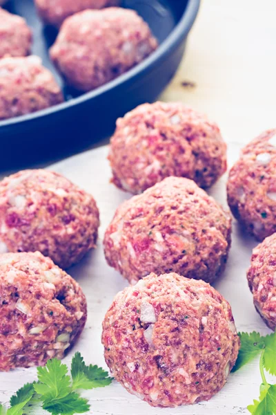 Albóndigas italianas caseras —  Fotos de Stock