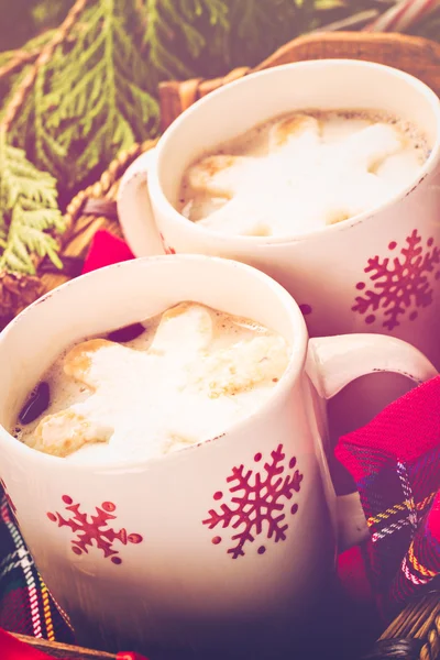 Hot chocolate with marshmallows — Stock Photo, Image