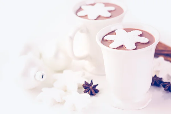 Homemade hot chocolate — Stock Photo, Image