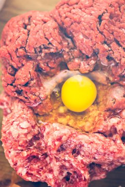 Köfte tarifi için malzemeler