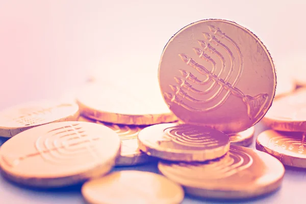 Elements of the Jewish Hanukkah — Stock Photo, Image