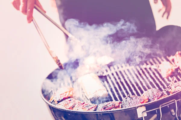 Summer outdoor cooking — Stock Photo, Image