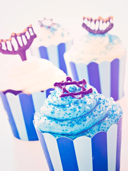 Gourmet chocolate cupcakes — Stock Photo, Image