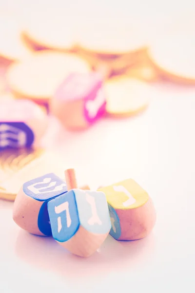 Elements of the Jewish Hanukkah — Stock Photo, Image