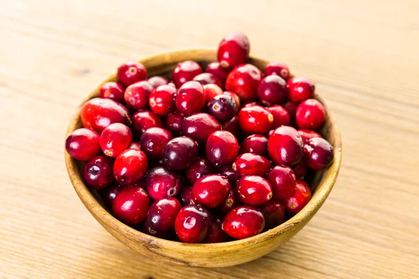 Bio-Preiselbeeren — Stockfoto