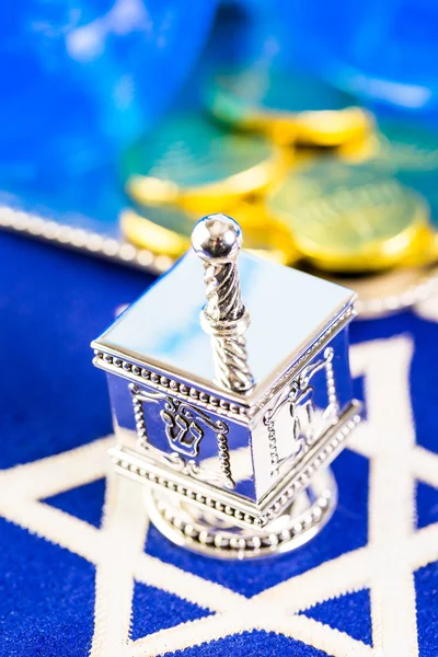 Hanukkah bordet dukat — Stockfoto