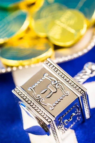 Hanukkah table set — Stock Photo, Image