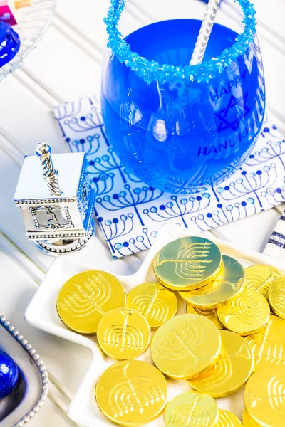 Conjunto de mesa Hanukkah — Foto de Stock