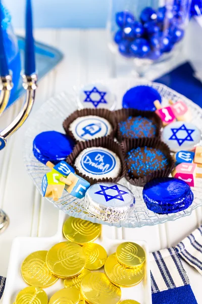 Conjunto de mesa Hanukkah — Fotografia de Stock