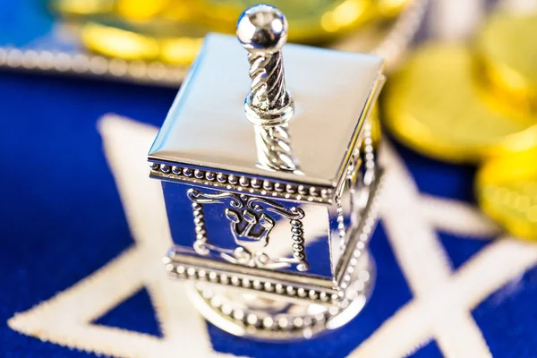 Hanukkah table set — Stock Photo, Image