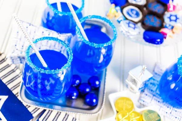 Stock image Table set  for Hanukkah