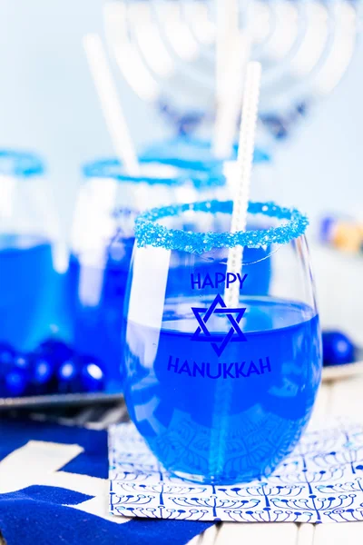 Set da tavola per Hanukkah — Foto Stock