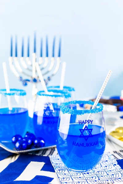 Tablo Hanukkah için ayarla — Stok fotoğraf